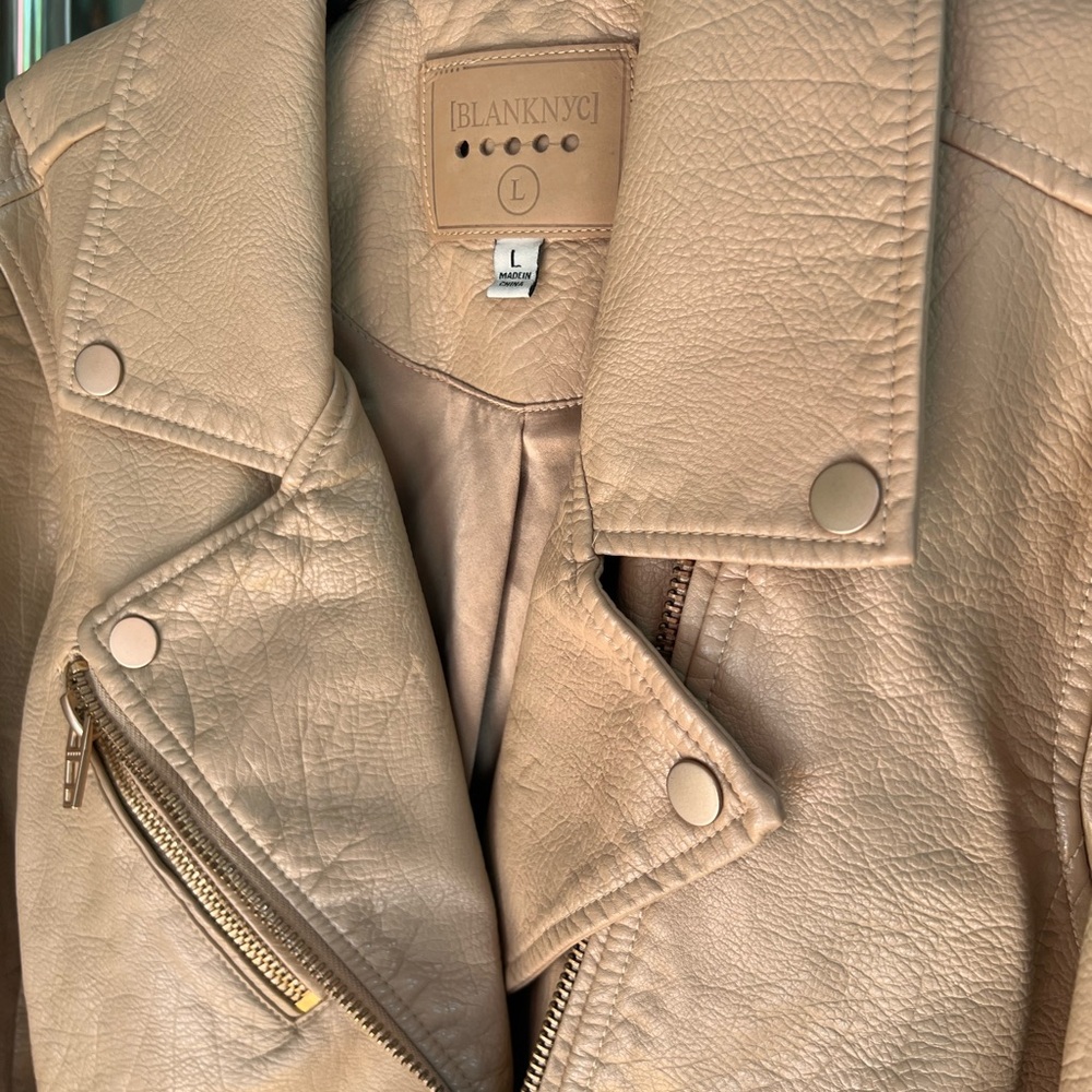 Vegan Faux Leather Jacket by BLANKNYC from Anthropologie